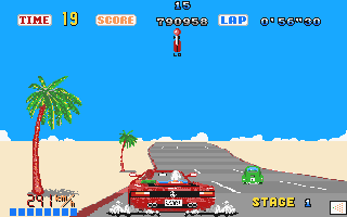 Out Run STe atari screenshot